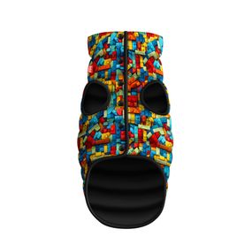 Курточка для собак WAUDOG Clothes крихіток "Блоки", M45, В 61-65 см, С 38-42 см