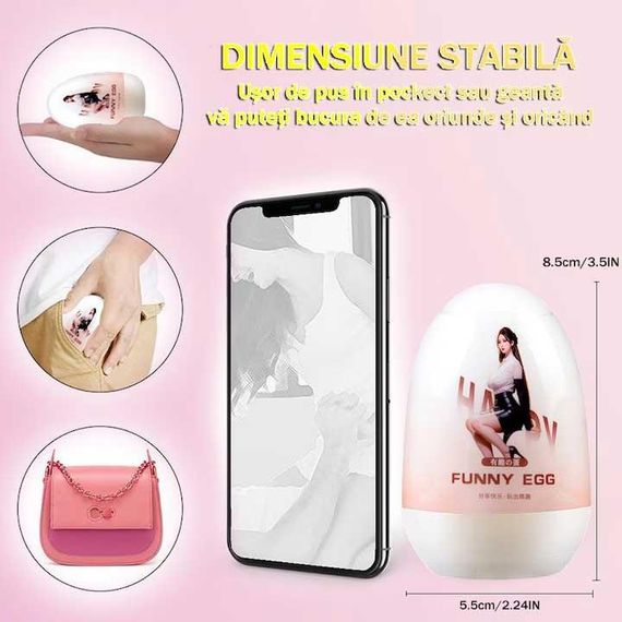 Яйцо мастурбатор Funny Egg анус | Зображення 3