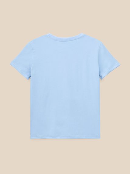 Футболка однотонна жіноча LAWA WBC02531 XL Блакитний shop (2000999621123) | Зображення 2