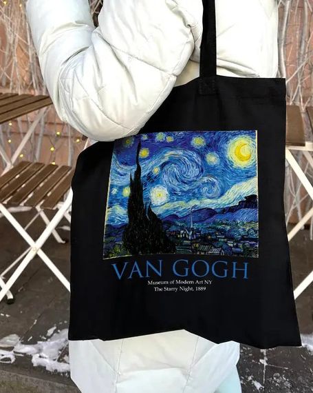 Екошопер Букопт ВК4062 VAN GOGH «Зоряна ніч» Чорний | Зображення 5