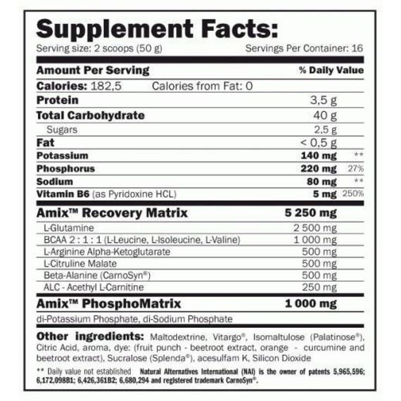 Ізотонік Amix Nutrition IsoLyn Recovery 800 g (Lemon) | Зображення 1