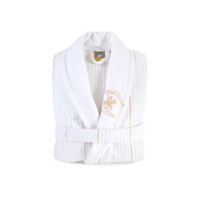 Халат Beverly Hills Polo Club 9479 Туреччина XS/S  Махра Бежевий