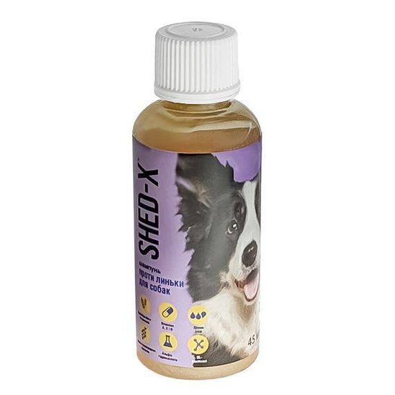 SynergyLabs Shed-X Shampoo синерджи лабс шед-икс шампунь против линьки для собак 0,045