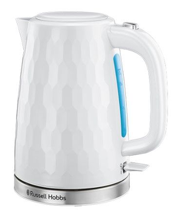 Чайник Russell Hobbs 26050-70 Honeycomb White, 2400 Вт, 1,7 л, откидная крышка, белый (26050-70)