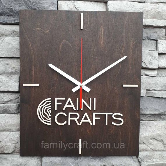 Настінний годинник з логотипом компанії Корпоративний подарунок тематичний брендований годинник