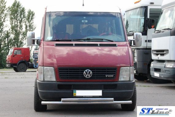 Передняя защита ST014 (нерж) для Volkswagen LT 1998-2024 гг | Зображення 1