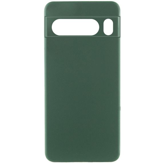 Чехол Silicone Cover Lakshmi Full Camera (AA) для Google Pixel 8 Pro Зеленый / Dark green