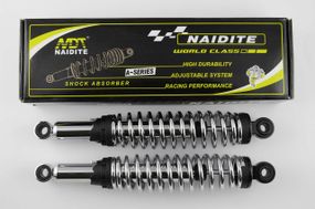 Амортизаторы (пара)   Delta   340mm, регулируемые   (хром)   NDT