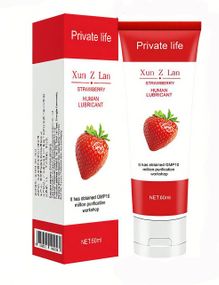 Оральний лубрикант Private life із полуничним смаком 60 ml