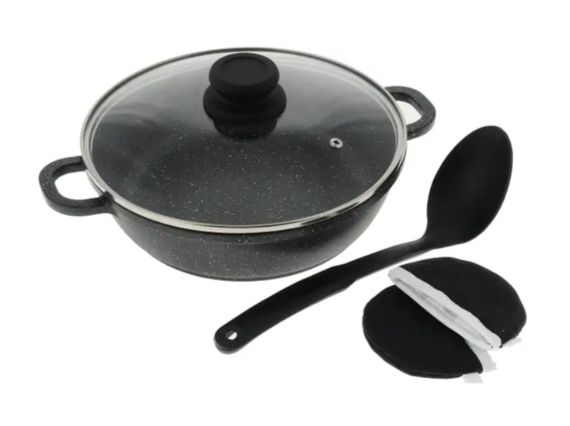 Сотейник Bohmann BH 1040-32 32 см із гранітним покриттям із кришкою | Зображення 3
