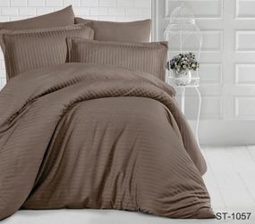 Комплект постільної білизни TAGtekstil страйп-сатин LUXURY двоспальний ST-1057