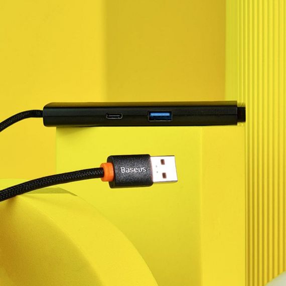USB-Хаб Baseus Lite Series 4-in-1 (USB-A to USB 3.0*4) (1m) | Зображення 6