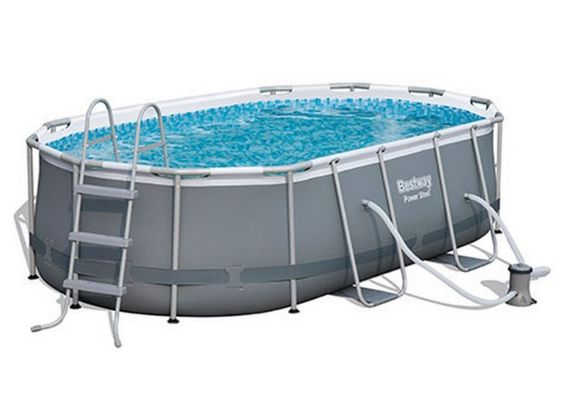 Басейн каркасний овальний 18 в 1 Bestway 56620 427 x 250 x 100 см (DM-56620-17W1)