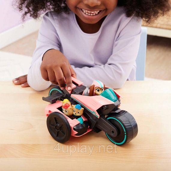 Щенячий Патруль Мегакіно 2023 Мотоцикл і фігурка Ліберті Оригінал Paw Patrol Mighty Movie Liberty’s Scooter and Junior Patrollers | Зображення 7