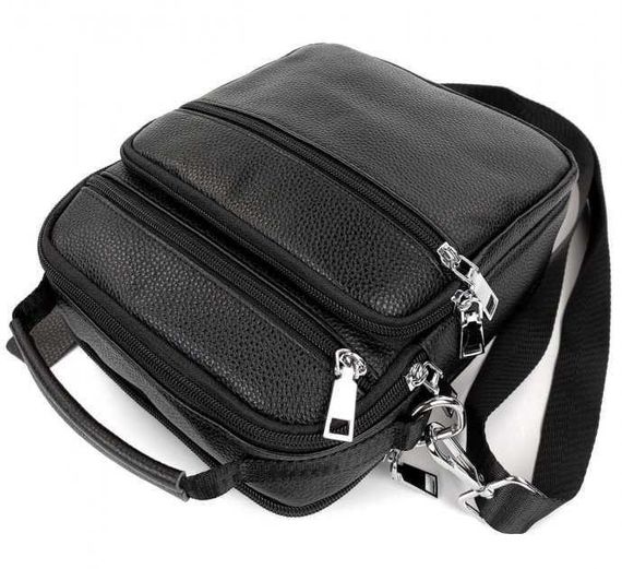 Чоловіча чорна шкіряна сумка-барсетка на кожен день Bexhill A25-228C | Зображення 7