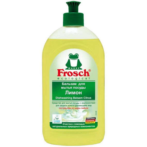 Засіб для миття посуду Frosch Лимон 4009175952028 500 мл