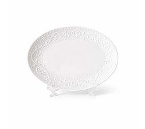 Блюдо овальное SNT Dolche vita 30311-00 31 см белое