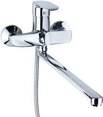 Змішувач KN d40мм для ванної гусак прямий 350мм дивертор вбуд.картрідж Aquatica