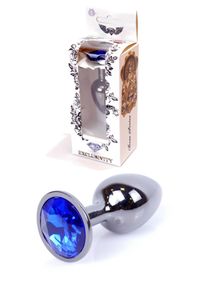 Анальна пробка  -Jewellery Dark Silver PLUGDark Blue