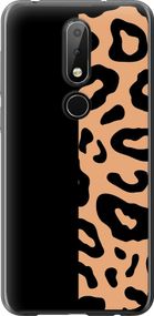 Чехол на Nokia 6.1 Plus Пятна леопарда "4269u-1539-17620"
