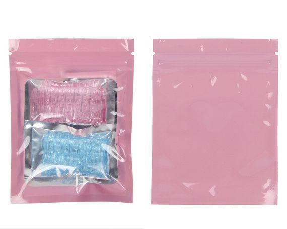 Насадки на палець Star Night рельєфні, рожеві, 2 шт. sexstyle | Зображення 3