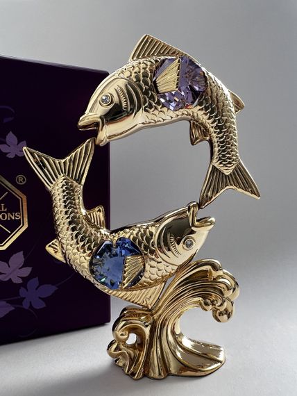 Зодіак-фігурка зі стразами Pisces 10,5 см