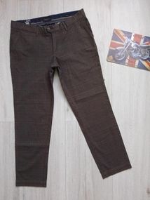 Чоловічі штани в клітинку р. 36/30 slim fit
