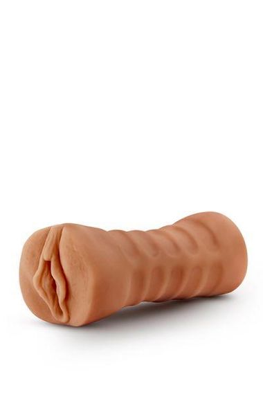 Мастурбатор вагіна реалістичний Blush Sofia з куляю, що вібрує, коричневий sexstyle | Зображення 8