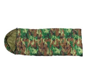Спальний мішок туристичний з односторонньою блискавкою (А11) 190 х 70см Камуфляж