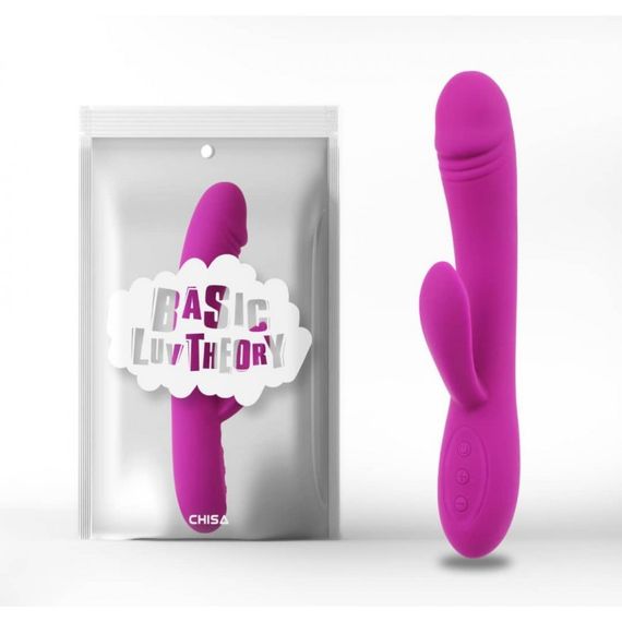Вібратор кролик із стимуляцією точки G Chisa Basic Luv Theory Romp Vibe, фуксія Sex Aura