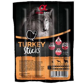 Ласощі для собак Alpha Spirit Turkey Sticks for Dogs з індичкою 4 шт х 10 гр