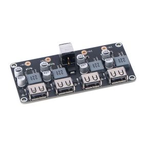 4-канальний модуль швидкої зарядки USB 12V24V QC3, DC-DC 5-32В - 5-12В 24Вт
