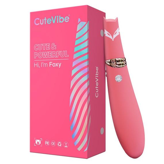 Вакуумний стимулятор з вібрацією CuteVibe Foxy Sakura | Зображення 3