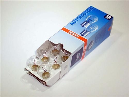 Покажнена лампа розжарювання OSRAM 7506 P21W 12 V BA15s 10X5 | Зображення 1