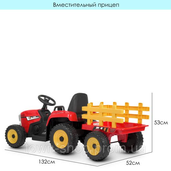 Электромобиль детский Трактор M 4479EBLR-3 до 30 кг | Зображення 6