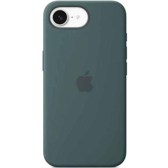 Чехол Silicone case (AAA) with Magsafe для Apple iPhone 16e (6.1") Lake Green