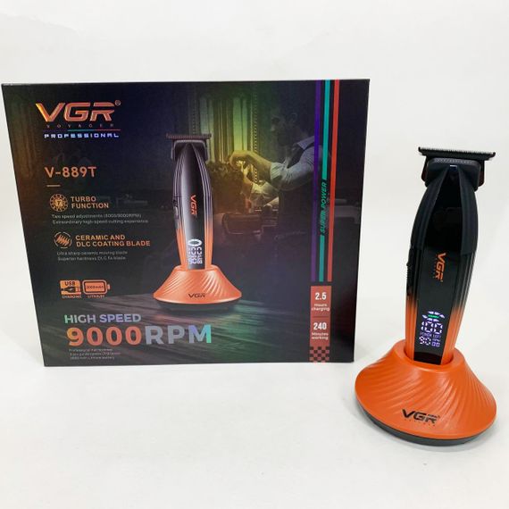 Машинка для стрижки с мощным аккумулятором VGR, Электрическая машинка для стрижки бытовая LX-28 | Зображення 2