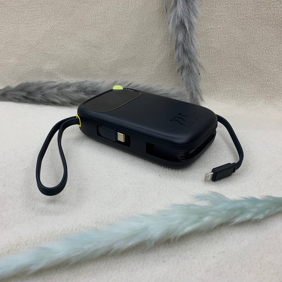 Павербанк Baseus QPow3 20000 mAh, швидка зарядка 22.5W, USB-C + Lightning, чорний | Зображення 2