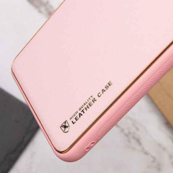 Шкіряний чохол Xshield для Samsung Galaxy S23 Рожевий / Pink | Зображення 2