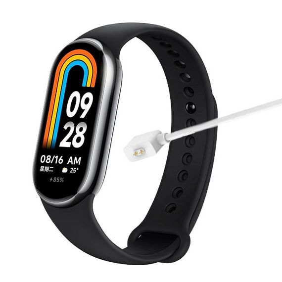 Магнитный USB кабель Primo зарядное устройство док-станция для Xiaomi Mi Smart Band 8 / Band 8 Active - White | Зображення 5