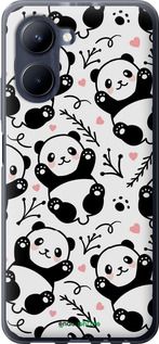 Чохол на Realme C33 Панди "4318u-2870-2448"