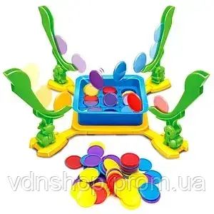 Настольная игра для семьи, 52 фишки Tic Tac & Stack / Детская игра интерактивная