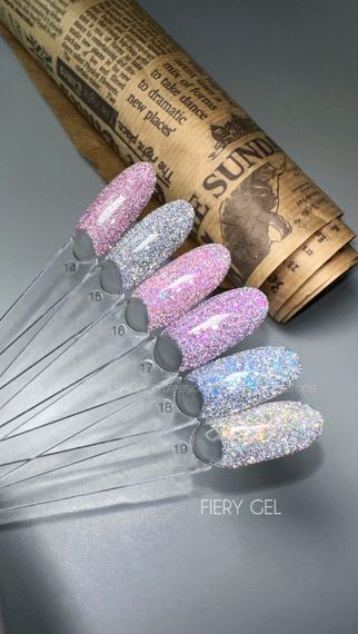 Світловідбиваючий гель-лак SAGA 18 Fiery 9мл | Зображення 4