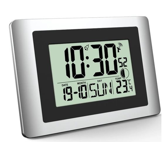 Годинник настінний Technoline WS8028 Silver/Black (WS8028) (DAS302459)