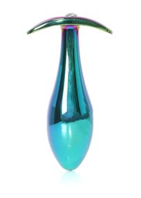 Анальна металева пробка Plug-Jewellery Multicolour PLUG- Clear L sexstyle