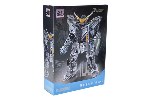 Конструктор 88034A "Трансформер" 884 дет. в коробці р.40,5x9,5x59,5 см YG Toys | Зображення 2
