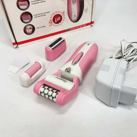 Машинка для удаления волос на лице, Аккумуляторная женская электробритва, Терки для шлифовки пяток TS-93 | Зображення 7