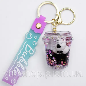 Дитячий брелок Panda Cup 5×5 (см) для ключів, на сумку і рюкзак HP-55-31COL