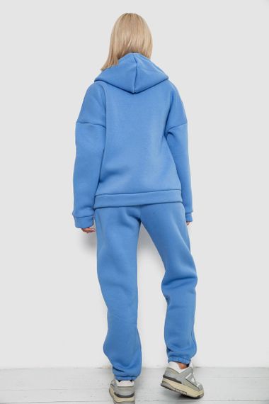 Спортивный костюм женский на флисе, цвет джинс, 238R5715-1 | Зображення 3