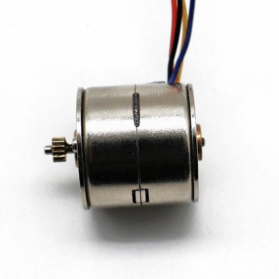 Шаговый двигатель PRO-20BY25 12V 20мм 800 PPS стартовая шестерня на вале | Зображення 2